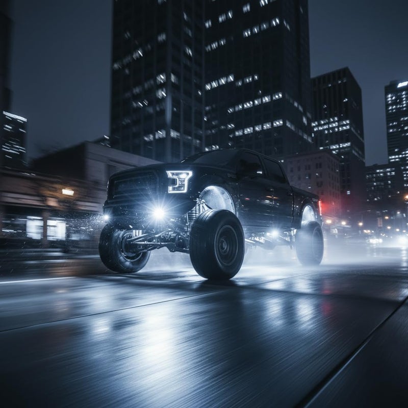 YONEDA 20 Pods White Rock Lights 6000K Ultra Bright LED Neon Underglow Lights IP68 Waterproof for Trucks SUV UTV ATV RZR Car Boats Pickup Motorcycle with 39.37ft Extension Wire - Image 3